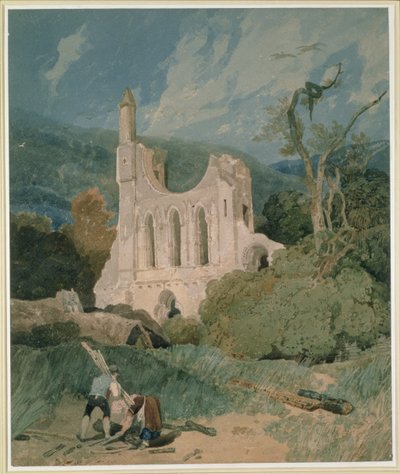 Byland Abbey, Yorkshire by John Sell Cotman
